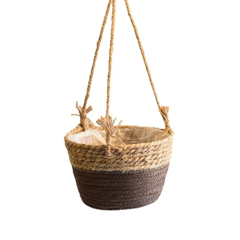 Jute Rope Hanging Basket